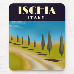 Ischia Italië reisposter Muismat