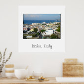 Ischia, Italië vierkant Poster (Keuken)