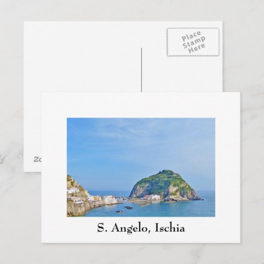 Ischia Italy Sant Angelo Briefkaart (Voorkant / Achterkant)