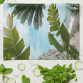 Ischia Ponte Oceanfront Palm Sereniteit 1 Theedoek (Gevouwen)