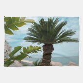 Ischia Ponte Oceanfront Palm Sereniteit 1 Theedoek (Horizontaal)