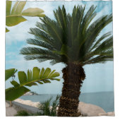 Ischia Ponte Oceanfront Palm Serenity 1 Douchegordijn (Voorkant)