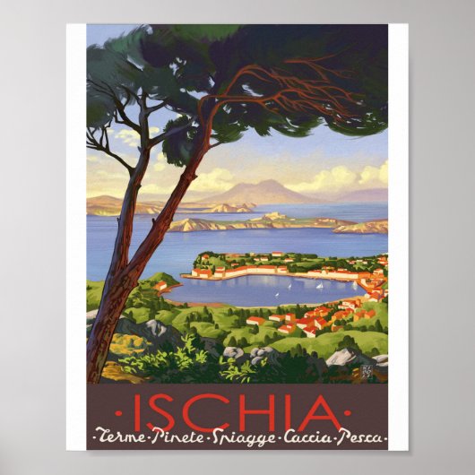 ISCHIA POSTER (Voorkant)