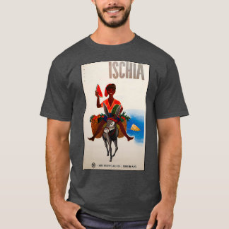 Ischia vintage poster t-shirt
