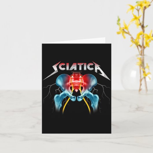 Ischias - Grappige Chiropractor - Sne - Orthopedis Kaart (Gele Bloem)