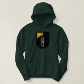ISD Black Gold Logo-type Retro Hoodie (Design voorkant)
