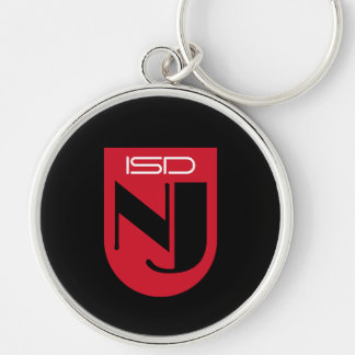 ISD Dames Turquoise Logo-type Retro Sleutelhanger