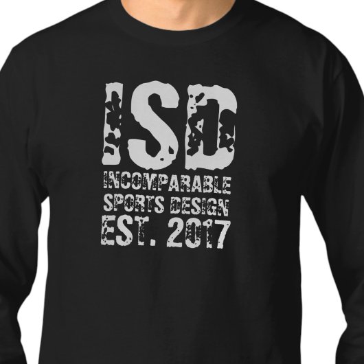 ISD Est 2017 Basic T-shirt met lange mouwen
