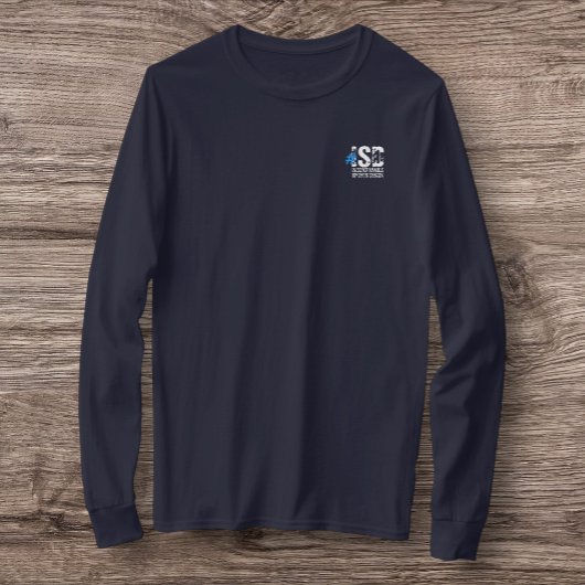 ISD Hash Tag T-shirt met lange mouwen