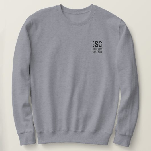 ISD Heren Basic Sweatshirt (Design voorkant)