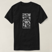 ISD laat je eigen weg groeien T-shirt (Design voorkant)