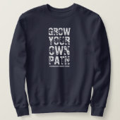 ISD laat uw eigen pad crewneck groeien Trui (Design voorkant)