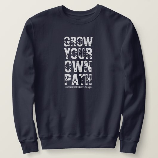 ISD laat uw eigen pad crewneck groeien Trui (Design voorkant)