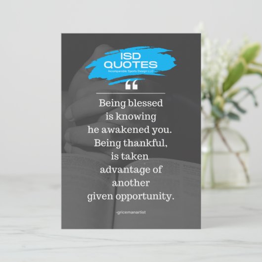 ISD-offerte Kaart (Staand voorkant)