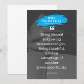 ISD-offerte Kaart (Voorkant / Achterkant)