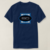 ISD Unisex Blauw Witte Logotype T-Shirt (Design voorkant)