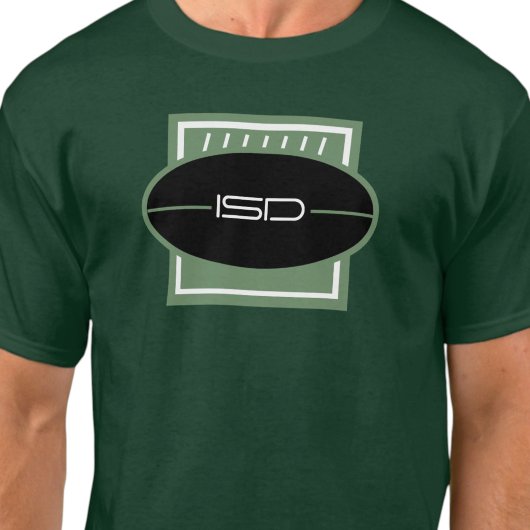 ISD Unisex Endzone Voetbal T-Shirt