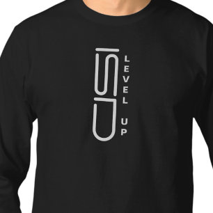 ISD Unisex Level Up T-shirt met lange mouwen