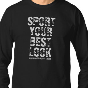 ISD Unisex Sport Je Beste Uitstraling Lange T-shir T-shirt