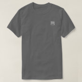 ISD Unisex Wit Logo Basic T-shirt (Design voorkant)