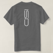 ISD Unisex Wit Logo Basic T-shirt (Design achterkant)