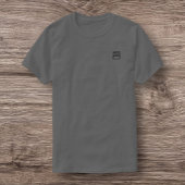 ISD Unisex Zwart Logo Basic T-shirt