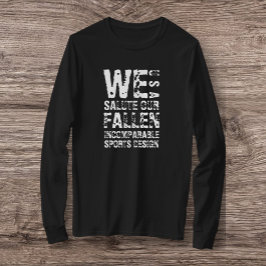 ISD We groeten ons gevallen T-shirt met lange mouw