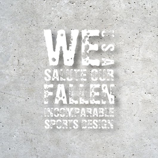 ISD We groeten onze gevallen Basic Pullover Sweats