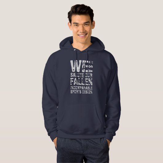 ISD We Salute Our Fallen Basic Pullover Sweatshirt (Voorkant volledig)