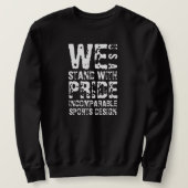 ISD Wij staan met Pride USA Crewneck Sweatshirt (Design voorkant)
