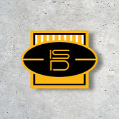 ISD Zwart & Goud Football T-shirt