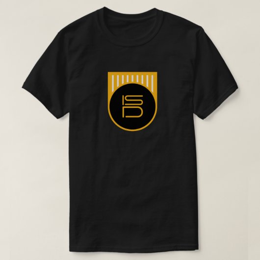 ISD Zwart & Gouden Cirkel Symbool T-shirt (Design voorkant)