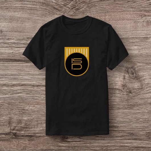 ISD Zwart & Gouden Cirkel Symbool T-shirt