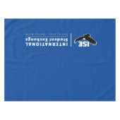 ISE Blauw Tafelkleed, 4 voet bij 5,5 voet Tafelkleed (Voorkant (Horizontaal))
