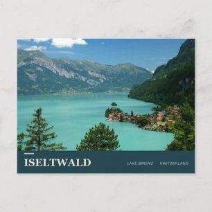 Iseltwald aan Lake Brienz Zwitserland Briefkaart