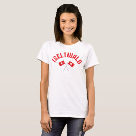ISELTWALD Zwitserland Vlaggen T-shirt