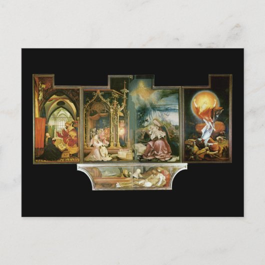 Isenheimer Altar, Mathis Gothart Grünewald Briefkaart (Voorkant)