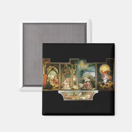 Isenheimer Altar, Mathis Gothart Grünewald Magneet (Voorkant / Achterkant)