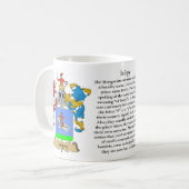 Isepy, de Oorsprong, de Betekenis en de Mok Crest (Voorkant links)