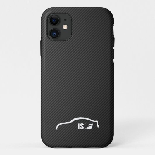 ISF wit penseelstreek logo Case-Mate iPhone Case (Achterkant)