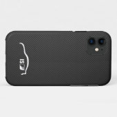 ISF wit penseelstreek logo Case-Mate iPhone Case (Achterkant (horizontaal))