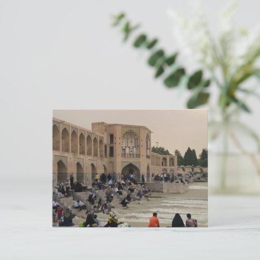 Isfahan Bridge, Iran Briefkaart (Staand voorkant)