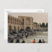 Isfahan Bridge, Iran Briefkaart (Voorkant / Achterkant)