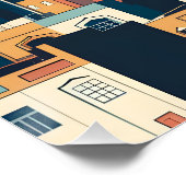 Isfahan in grafisch perfect poster (Hoek)