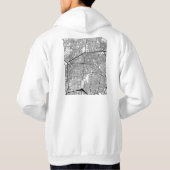 Isfahan Iran City Map Hoodie (Achterkant)