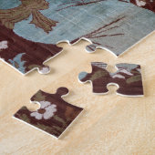 Isfahan-stijlpaneel, Perzisch, 17e eeuw (zijde) Legpuzzel (Zijkant)