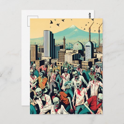 Isfahan with zombies - Persian (iran) design Briefkaart (Voorkant / Achterkant)