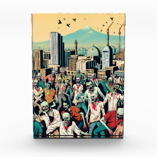 Isfahan with zombies - Persian (iran) design Fotoblokken