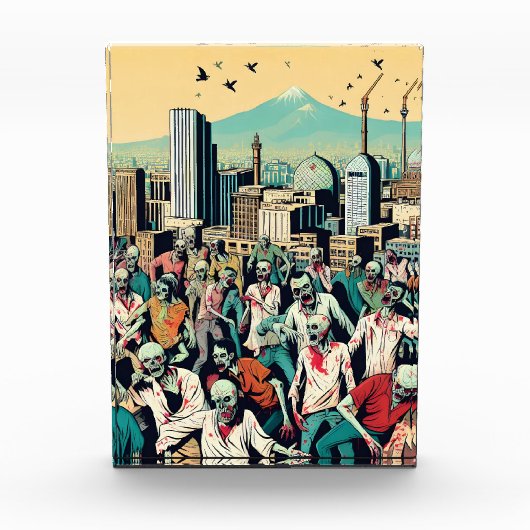 Isfahan with zombies - Persian (iran) design Fotoblokken (Voorkant)