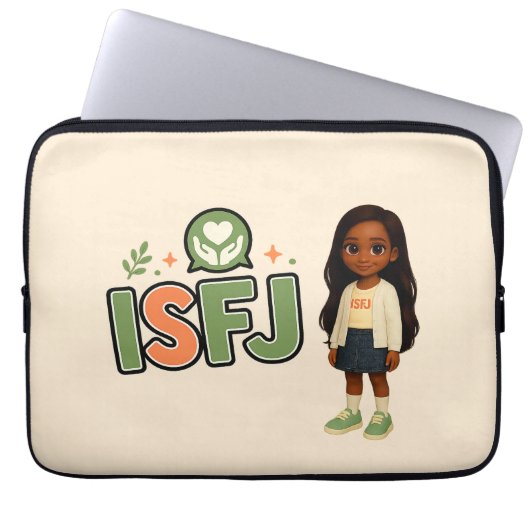 ISFJ — A Guardiã da Harmonia Laptop Sleeve (Voorkant)